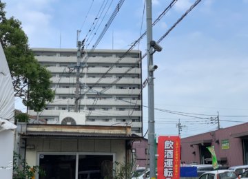 防犯カメラ工事　in　福岡